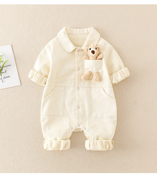 Little Couture Co. – LittleBear™ Denim Romper